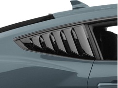 MP Concepts Open Quarter Window Louvers - Gloss Black (2024+ Mustang)