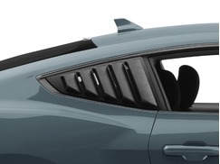 MP Concepts Open Quarter Window Louvers - Matte Black (2024+ Mustang)