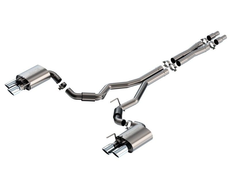 Borla S-Type Cat-Back Exhaust - Chrome Tips (2024-25 GT Fastback)