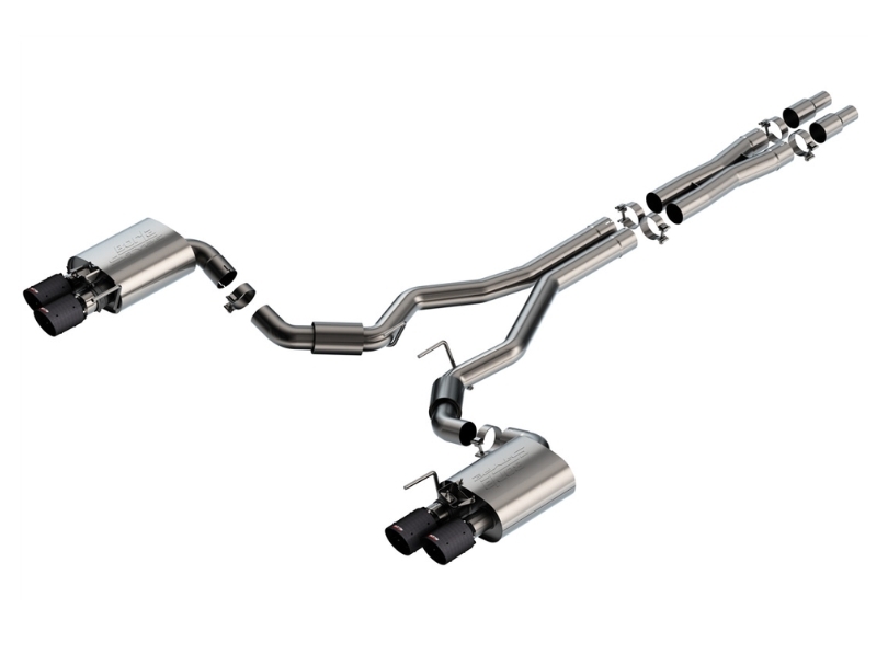 Borla S-Type Cat-Back Exhaust - Carbon Fiber Tips (2024-25 GT Fastback)