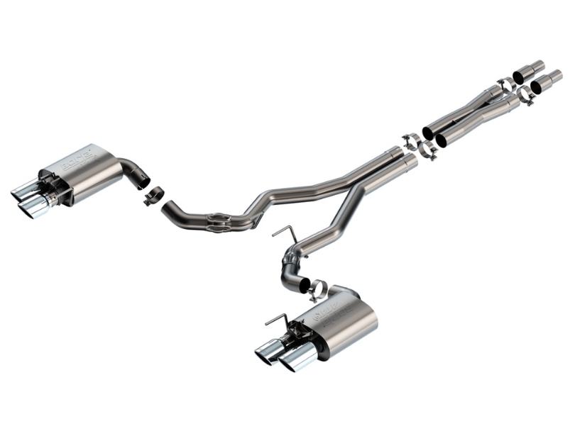 Borla ATAK Cat-Back Exhaust - Chrome Tips (2024-25 GT Fastback)