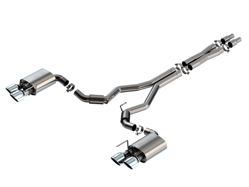 Borla S-Type Cat-Back Exhaust - Chrome Tips (2024-25 Dark Horse)