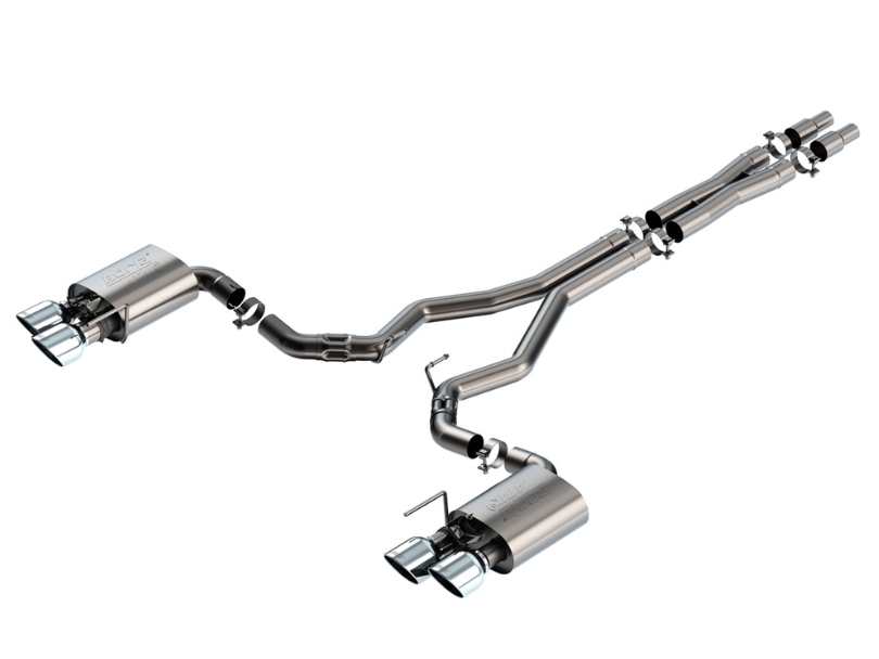 Borla ATAK Cat-Back Exhaust - Chrome Tips (2024-25 Dark Horse)