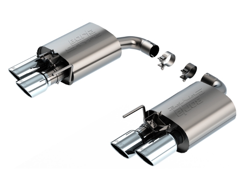 Borla S-Type Axle-Back Exhaust - Chrome Tips (2024-25 Mustang GT)