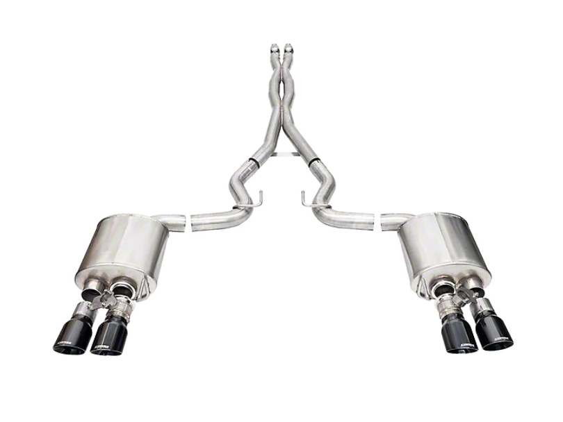 Corsa Performance Xtreme Cat-Back Exhaust - Black Tips (2024-25 Mustang GT)